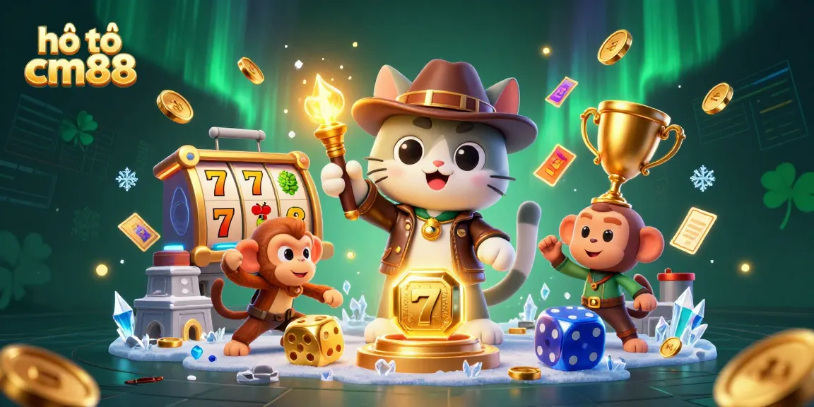 Discover the excitement of hổ trợ cm88 in this vibrant treasure-hunting casino scene.